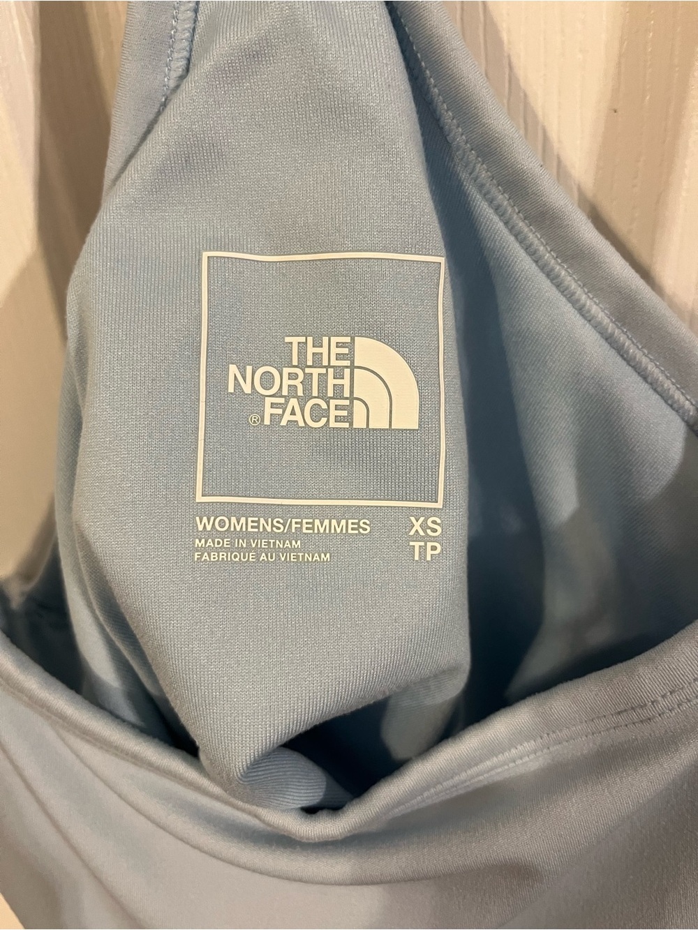 The North Face Pale Blue Women's Racerback Tank - Picture 3 of 3